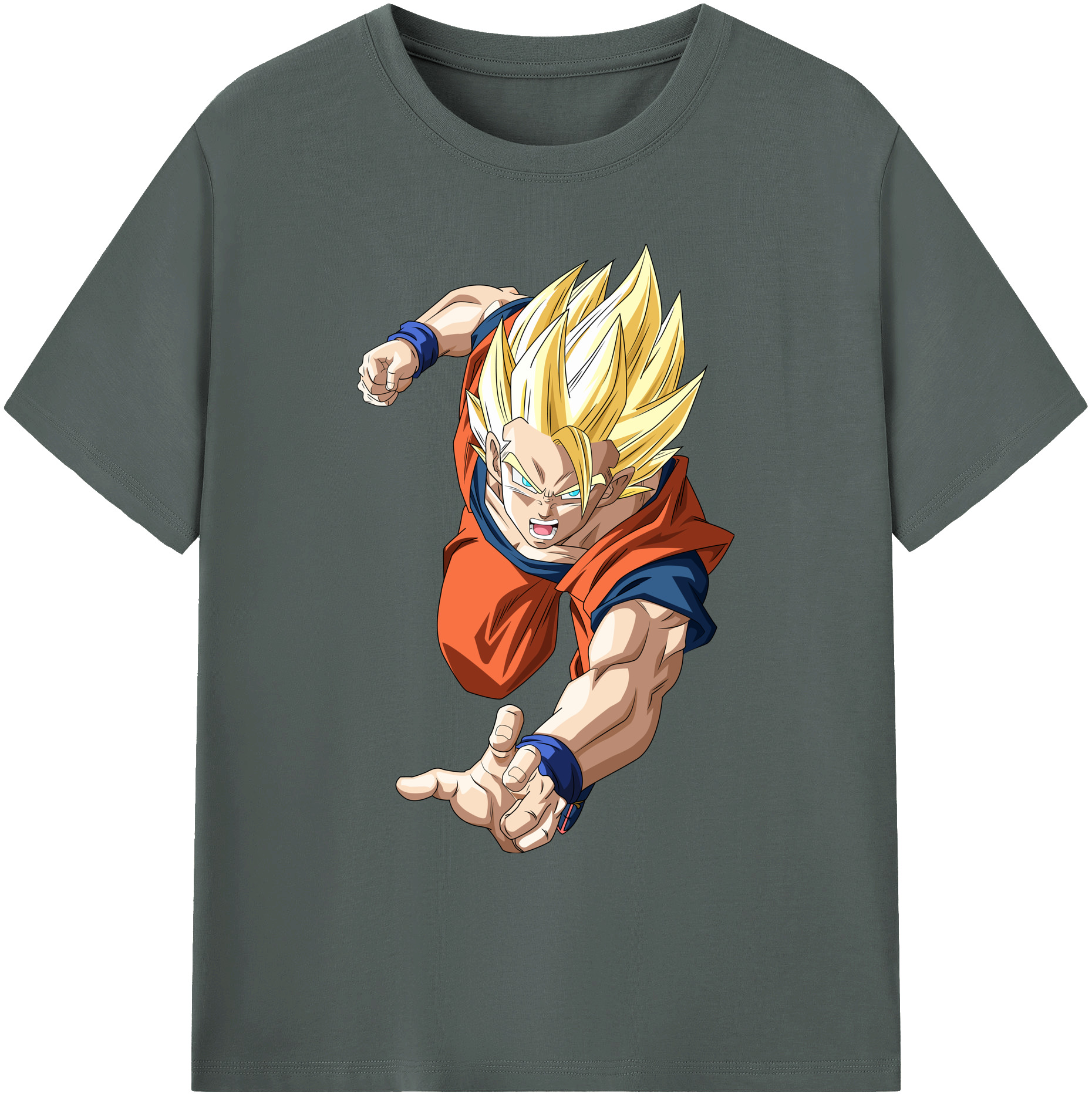 （画像用） ドラゴンボール 孫 悟飯（そんごはん）DRAGON BALL Son Gohan 綿100％ メンズ半袖Tシャツ｜肌触りやわらか＆通気性